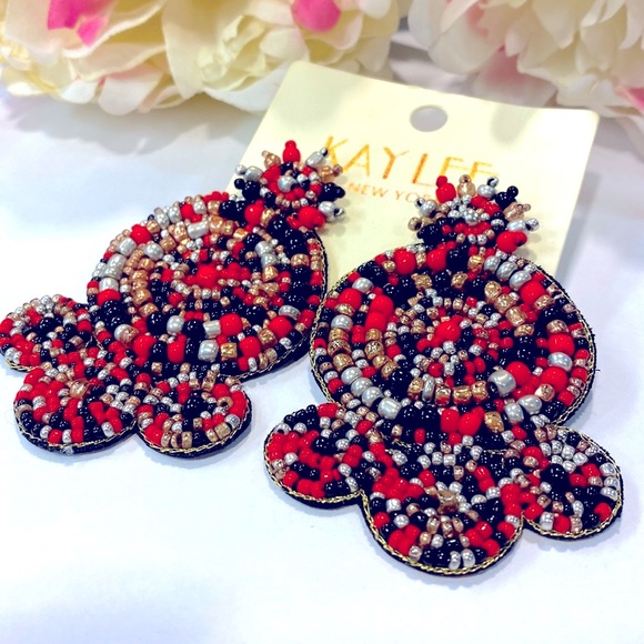 Stunning boho beaded earrings! - Picture 5 of 5